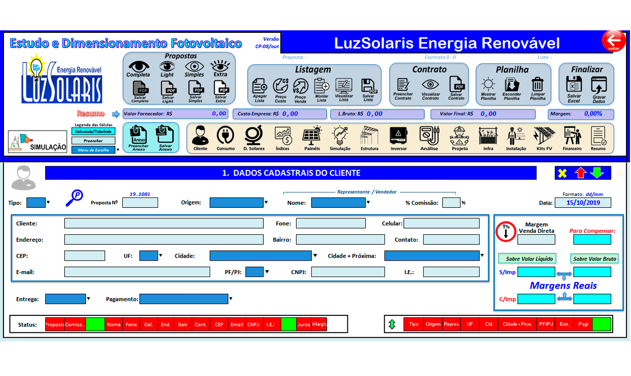 SELO E DADOS DO CLIENTES